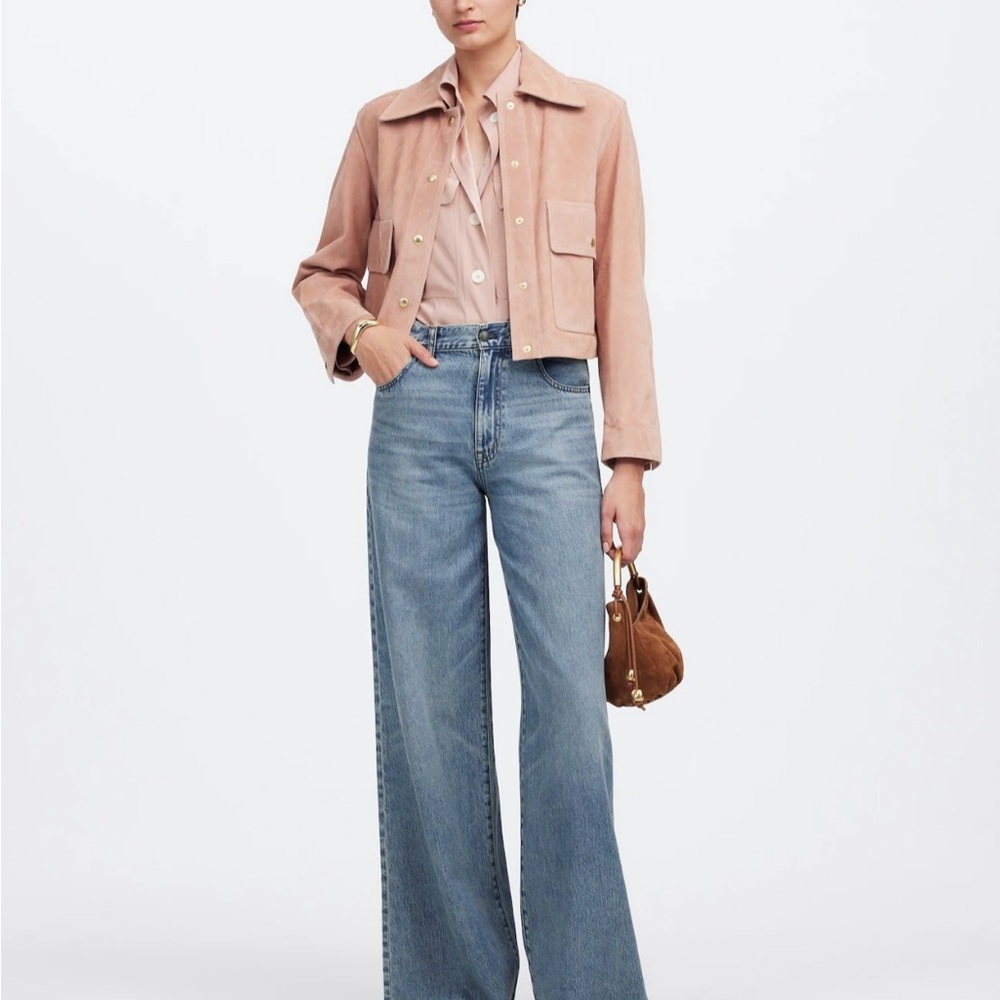 Petite Superwide-Leg Jeans: Airy Denim Edition